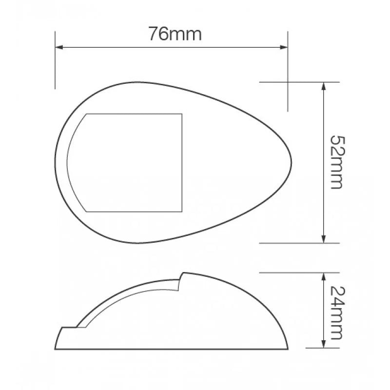 Navigatie lamp stuurboord | 52CG