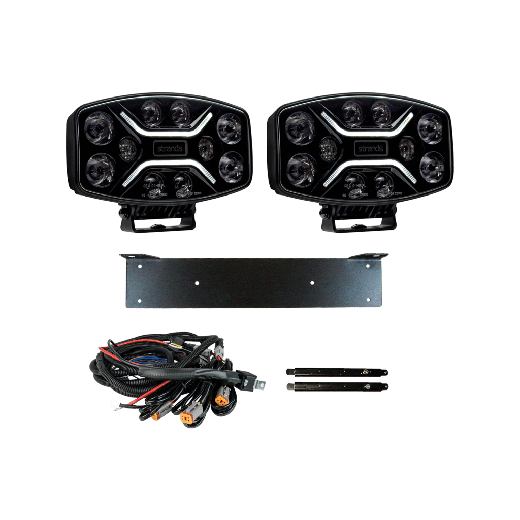 Complete set 2x Dark knight insane led - Strakkebus.nl