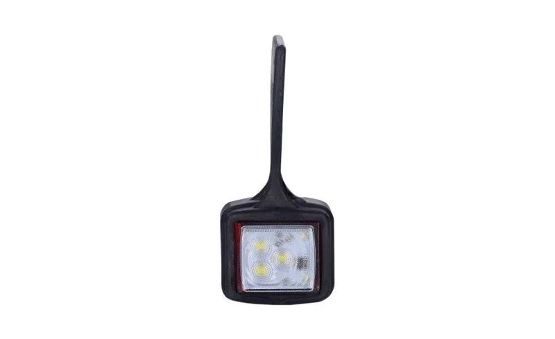 LED Breedtelamp rechts rood/wit 12/24v 50cm kabel | MB-4602RW