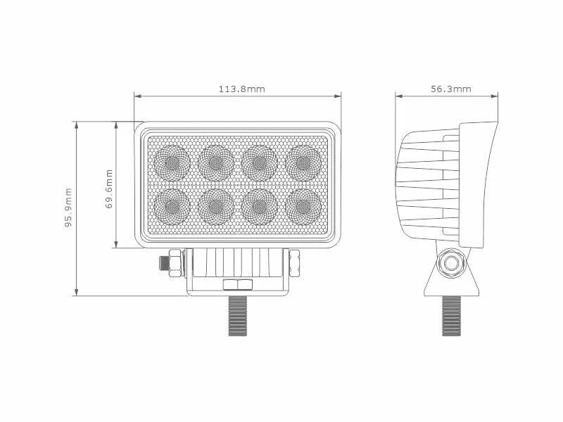 LED Work Light 24 watt OLSSON Heavy Duty