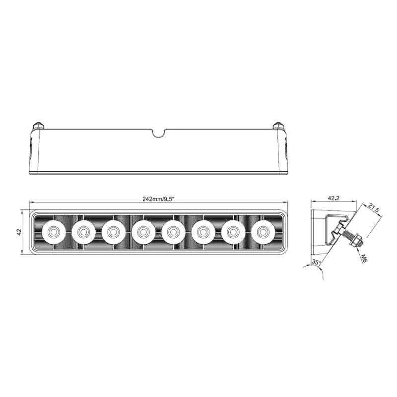 Ollson 48 watt scene light side lamp