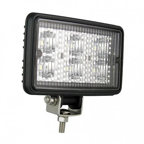 LED werklamp | 6 watt | 720 lumen | 12-24v | Floodbeam zwart | 7451BM