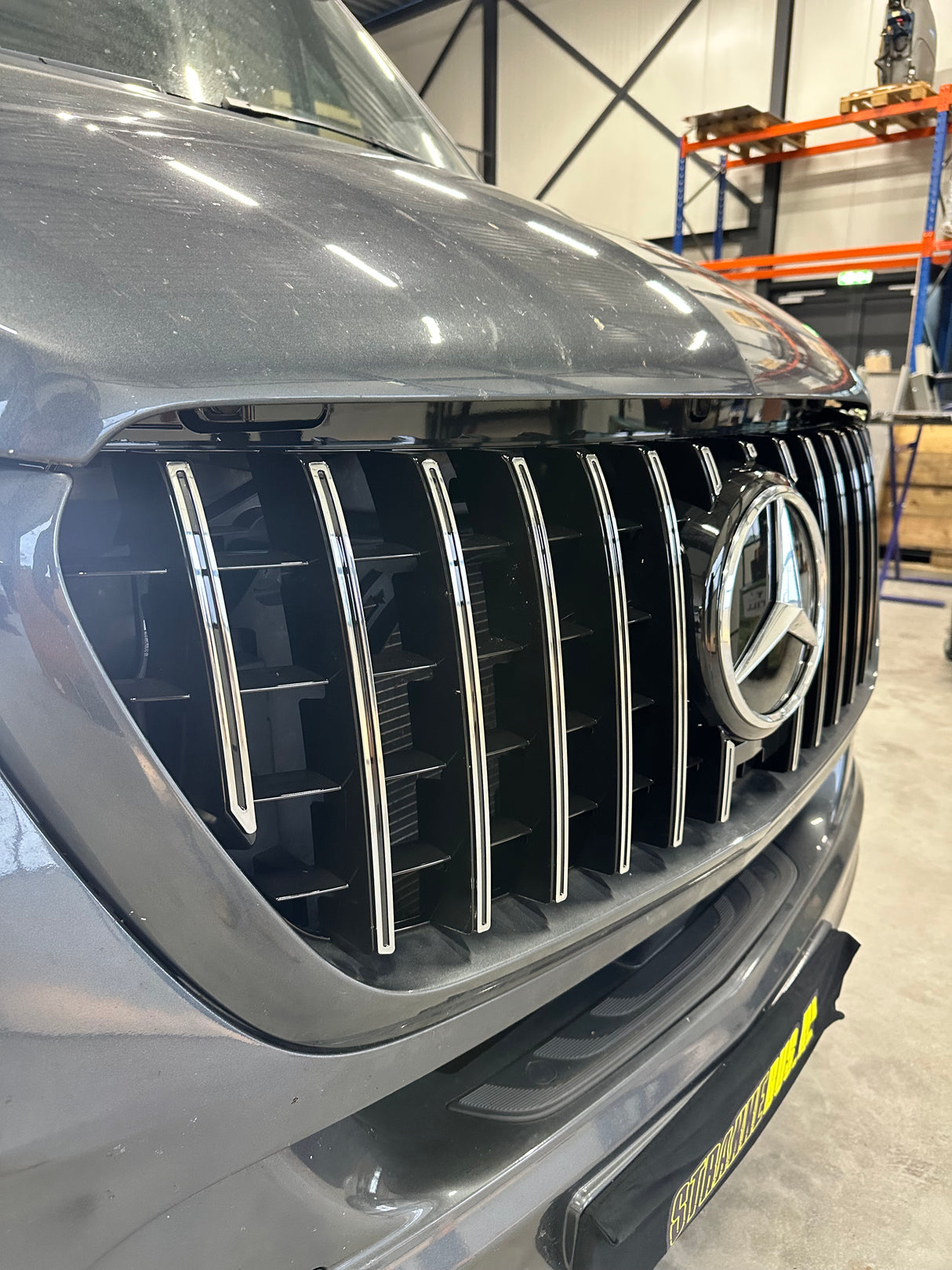 Front Grill Chrome GT-R Mercedes Sprinter 2018>