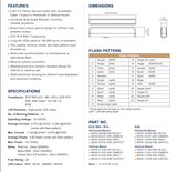 Narrow-Line, 6 LED, Vertical mounting - Amber