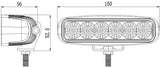 OLLSON 18 watt werklamp mini bar, FLOOD