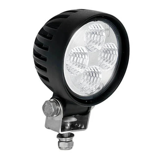 LED werklamp | 12 watt | 800 lumen | 12-24v | Floodbeam zwart | 8312BM