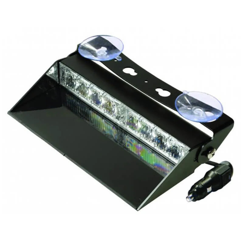 LED dashboard flitser 8 LED's | blauw | 10-30v | LED8DDVB