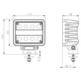 Ollson 40 watt Fish-Eye series work lamp